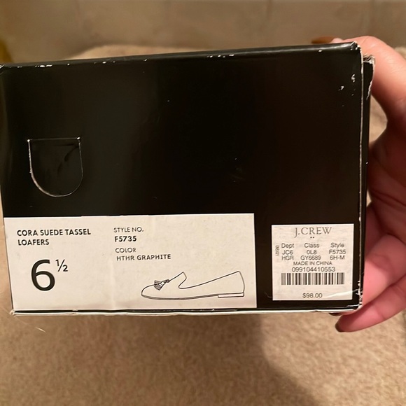JCREW FACTORY- Cora suede tassel loafers - size 6.5 NWT - Picture 8 of 8